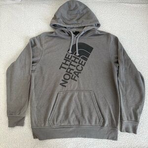 The North Face Hoodie Mens L Gray Washed Pullover *